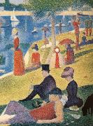 Georges Seurat A sondagseftermiddag pa on Allow to Magnifico Jatte painting